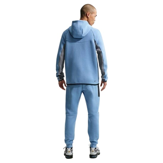 Nike - "Tech" Hoodie mit durchgehendem Reißverschluss für Herren (Blau/Grau) - Image 2