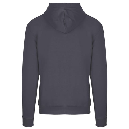 Aquascutum - Kapuzenpullover für Herren, Kängurutasche, Langärmlig (Schwarzgrau) - Image 2
