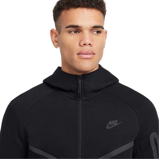 Nike - "Tech" Hoodie mit durchgehendem Reißverschluss für Herren (Schwarz) - Image 4