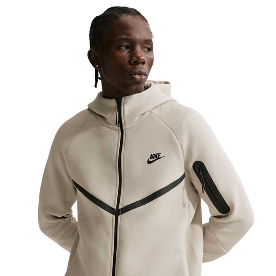 Nike - "Tech" Hoodie mit durchgehendem Reißverschluss für Herren (Cremefarbe) - Image 3