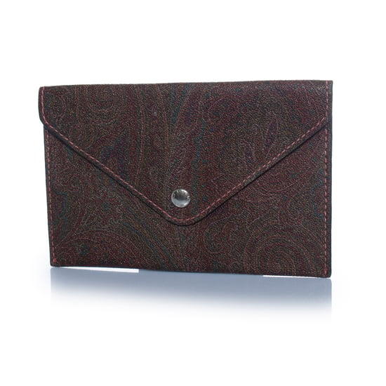 Etro Clutch aus Leder mit Paisley-Print - Image 1