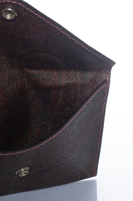 Etro Clutch aus Leder mit Paisley-Print - Image 3