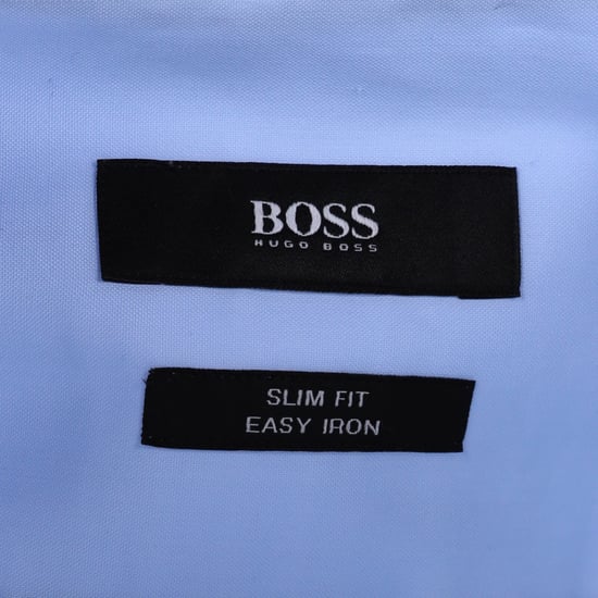 Boss Hugo Boss – Slim Fit-Hemd aus hellblauer Baumwolle - Image 4