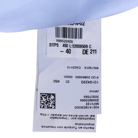 Boss Hugo Boss – Slim Fit-Hemd aus hellblauer Baumwolle - Image 6