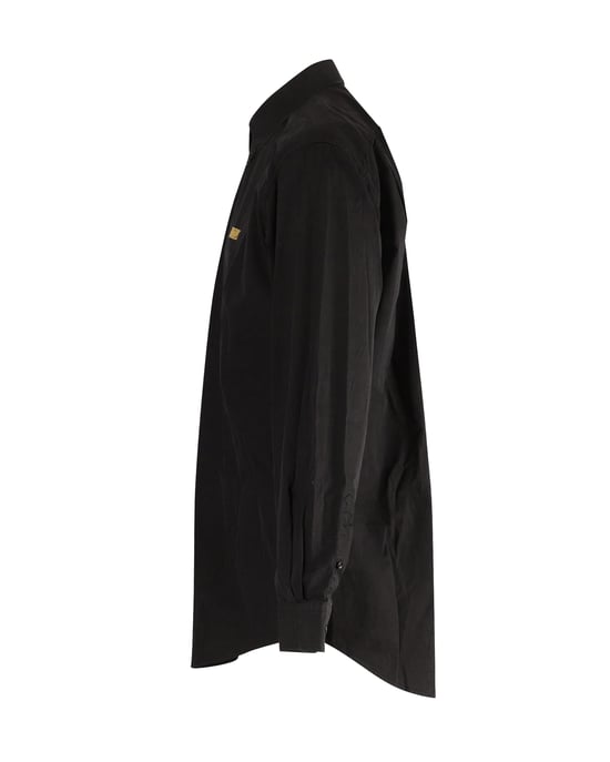 Balenciaga „Homme“ Button-Down-Hemd aus schwarzer Baumwolle - Image 2