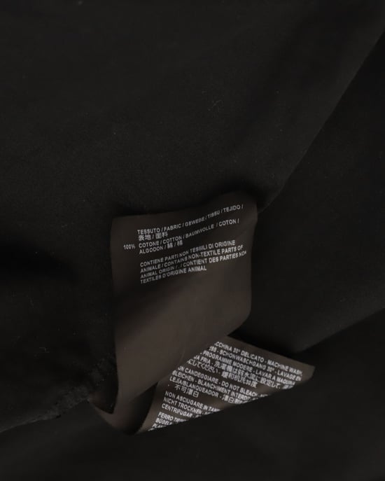 Balenciaga „Homme“ Button-Down-Hemd aus schwarzer Baumwolle - Image 5