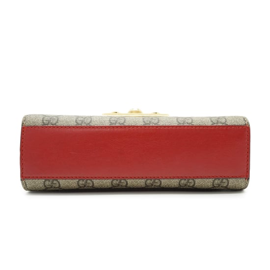 Gucci-Schultertasche aus Stoff mit Vorhängeschloss - Image 4