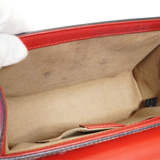 Gucci-Schultertasche aus Stoff mit Vorhängeschloss - Image 5