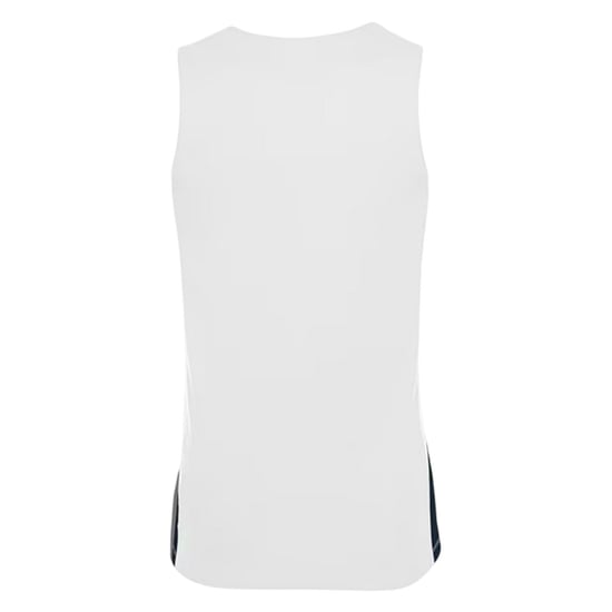 Nike - Basketball-Trikot für Kinder, V-Ausschnitt, Ärmellos (Weiß/Schwarz) - Image 2