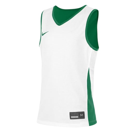 Nike - Basketball-Trikot für Kinder, V-Ausschnitt, Ärmellos (Tannengrün/Weiß) - Image 3