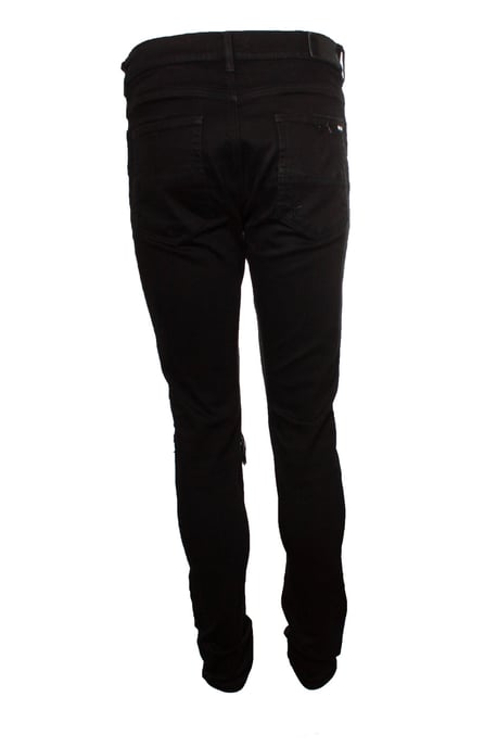 Amiri, schwarze Jeans im Used-Look - Image 3