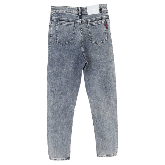 Miu Miu Boyfriend-Jeans in Hellgrau aus blauer Baumwolle - Image 2