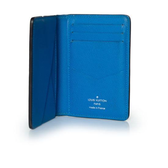 Louis Vuitton Taiga Organizer in Schwarz und Blau - Image 3
