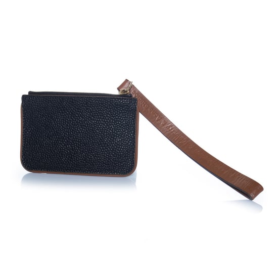 Mulberry x Acne Studios, schwarzbraune Handgelenktasche - Image 2