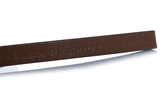 Mulberry x Acne Studios, schwarzbraune Handgelenktasche - Image 3