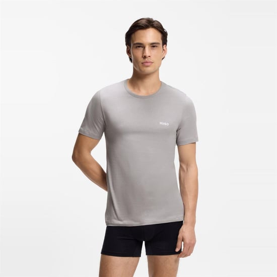 Hugo - Schlafanzug-Oberteil für Herren (3er-Pack) (Weiß/Blau/Grau) - Image 4