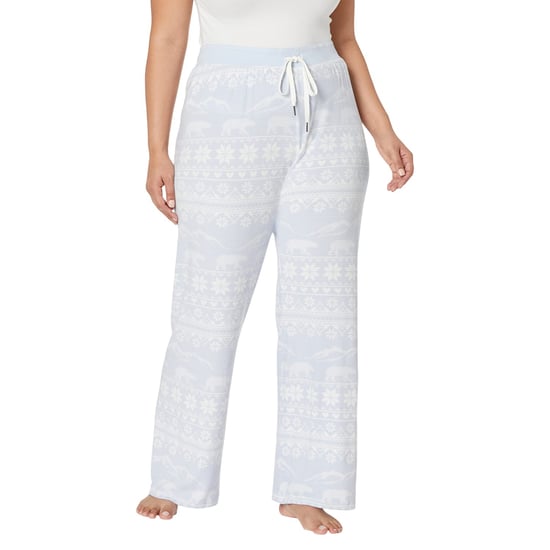 PJ Salvage - Loungehose für Damen , weihnachtliches Design (Hellblau) - Image 3
