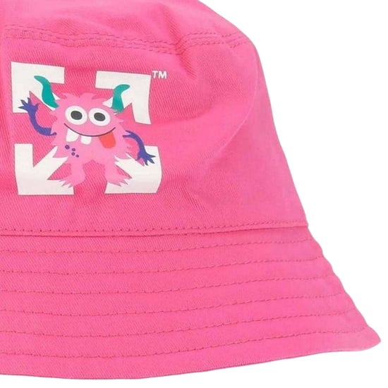 Off White - Schlapphut, Canvas (Pink) - Image 3