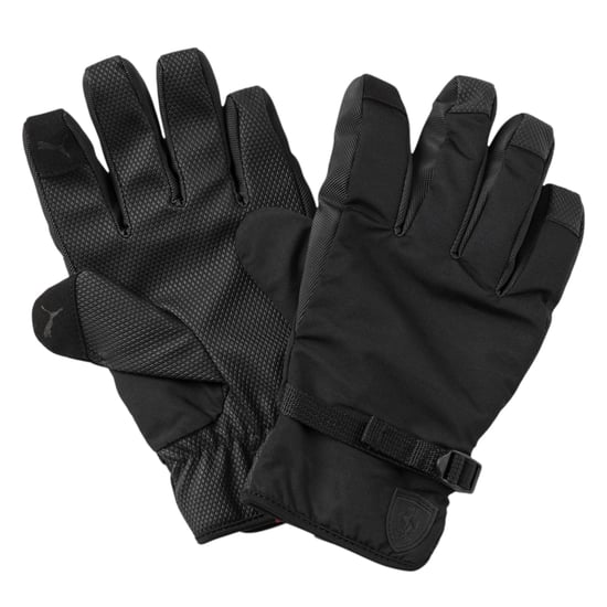 Puma - Schild Logo-Handschuhe für Herren, Fleece (Schwarz) - Image 3