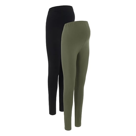 Mamalicious - Leggings für Damen (2er-Pack) (Schwarz/Thymian) - Image 2