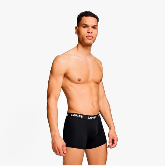 Levi's Repeat Logo Herren 3er-Pack Boxershorts Schwarz - Image 2