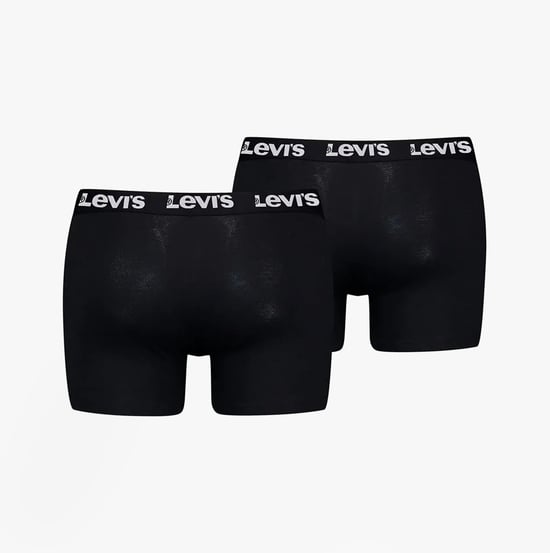 Levi's Repeat Logo Herren 3er-Pack Boxershorts Schwarz - Image 3