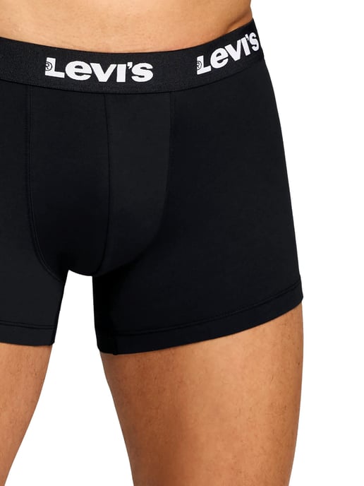 Levi's Repeat Logo Herren 3er-Pack Boxershorts Schwarz - Image 5