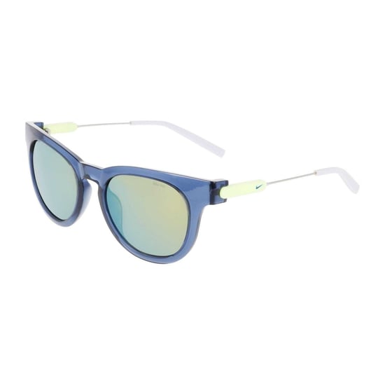 Nike - "Trend" Oval-Sonnenbrille (Diffuses Blau/Gelb) - Image 4