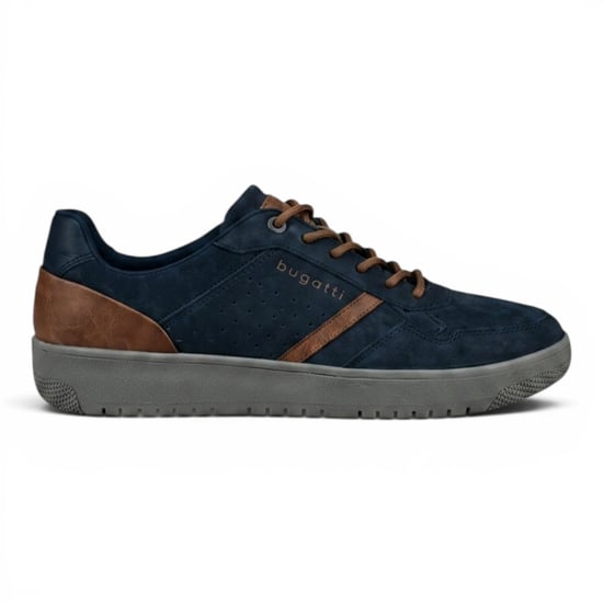 Bugatti Herren Marineblaue Leder-Komfort-Trainingsschuhe – Llopart - Image 1