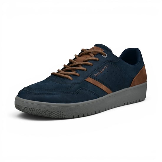 Bugatti Herren Marineblaue Leder-Komfort-Trainingsschuhe – Llopart - Image 3