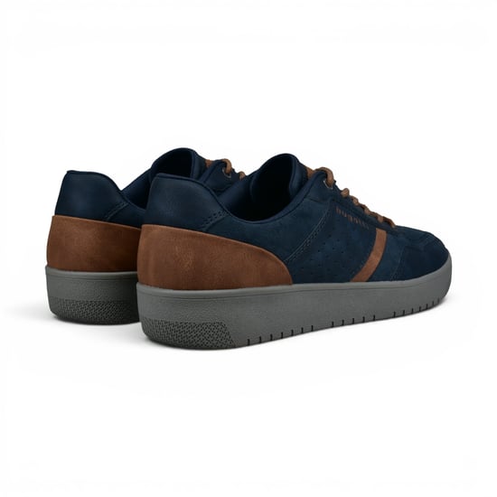 Bugatti Herren Marineblaue Leder-Komfort-Trainingsschuhe – Llopart - Image 5