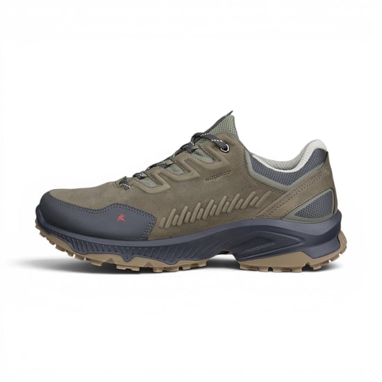 Ecco Men's Green Leather Waterproof Hiking Trainer Sneaker Schuhe – Receptor XP - Image 3