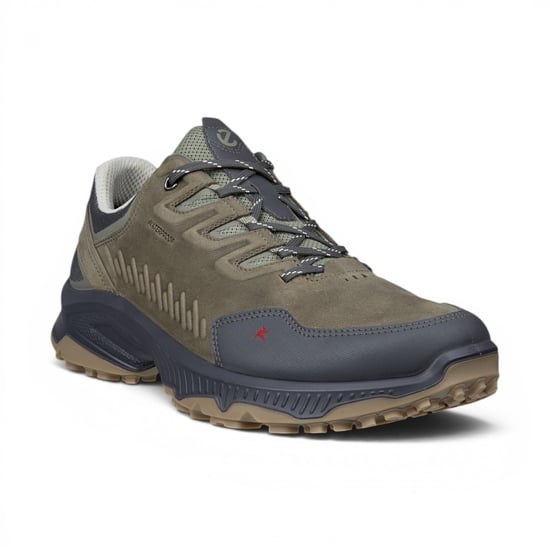 Ecco Men's Green Leather Waterproof Hiking Trainer Sneaker Schuhe – Receptor XP - Image 4