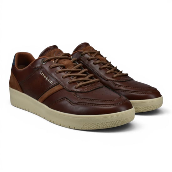 Bugatti Herren braune Leder-Mode-Komfort-Trainerschuhe – Llopart - Image 4