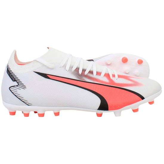 Puma Ultra Match MG Herren Fußballschuhe Weiß - Image 4