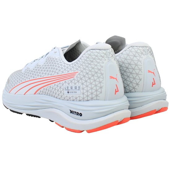 Puma Velocity Nitro 2 Gore-Tex Damen Blau/Grau Laufschuhe - Image 3