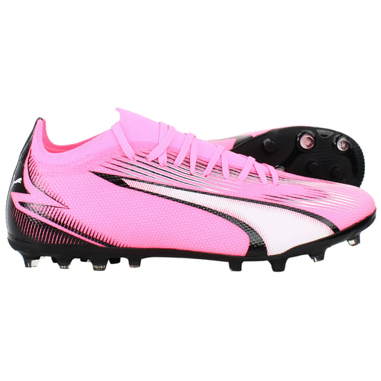 Puma Ultra Match MG Herren Fußballschuhe Pink - Image 4