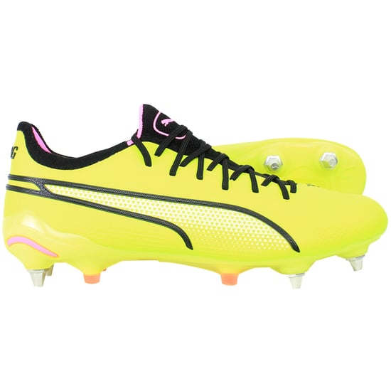 Puma King Ultimate MxSG Herren Gelbe Fußballschuhe - Image 4