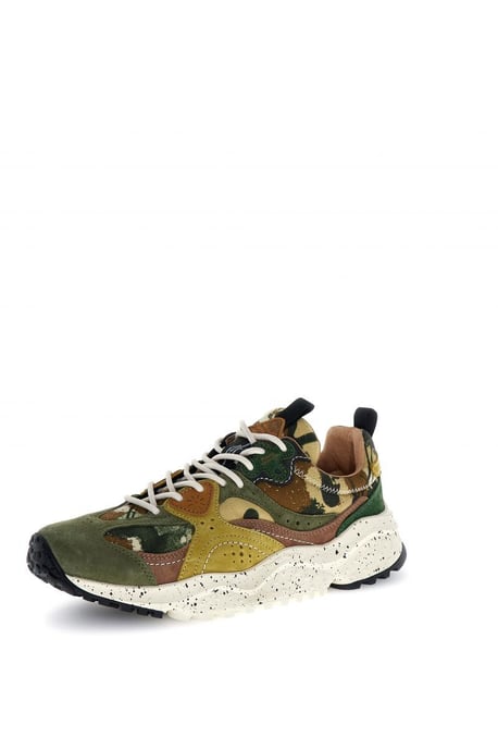 Flower Mountain Wave Wildleder Herren Camouflage Sneakers - Image 1