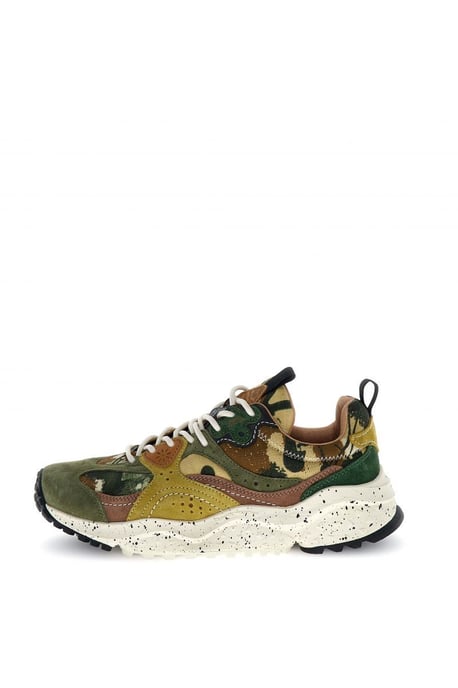 Flower Mountain Wave Wildleder Herren Camouflage Sneakers - Image 3