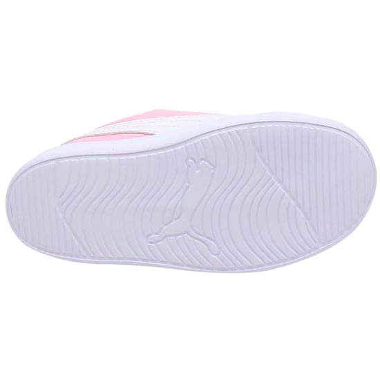 Puma Courtflex v2 Gepolsterte V Kinder Pink Sneaker - Image 5