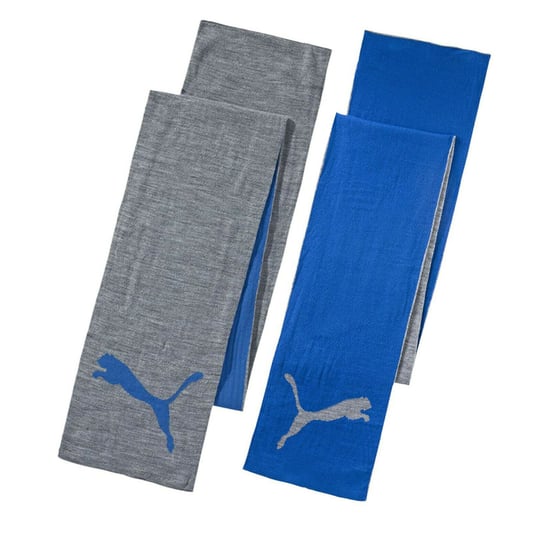 Puma Big Cat Damen Schal Blau/Grau - Image 1