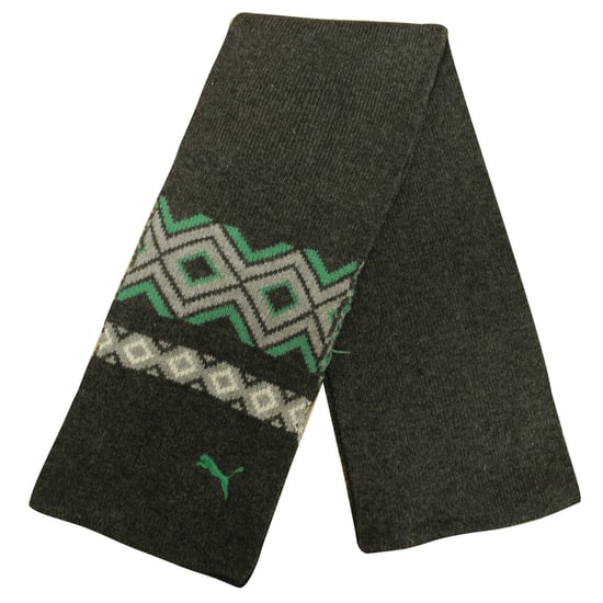 Puma Nordic Jacquard Unisex Strickschal Grau - Image 1