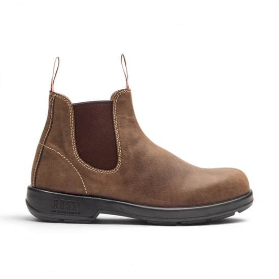 Rossi 404 Mocha Braune Leder Outdoor Chelsea Stiefel – Spinifex - Image 1