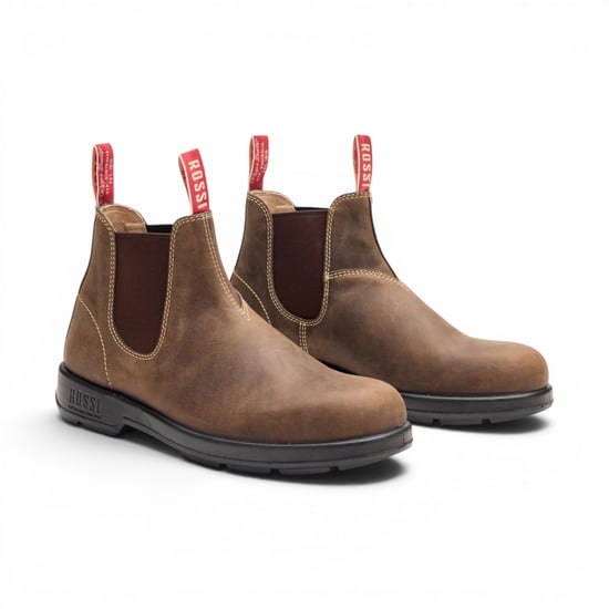 Rossi 404 Mocha Braune Leder Outdoor Chelsea Stiefel – Spinifex - Image 3