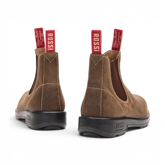 Rossi 404 Mocha Braune Leder Outdoor Chelsea Stiefel – Spinifex - Image 4