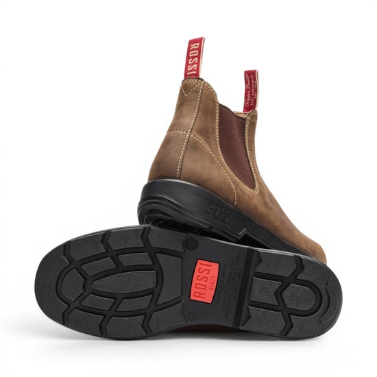 Rossi 404 Mocha Braune Leder Outdoor Chelsea Stiefel – Spinifex - Image 5