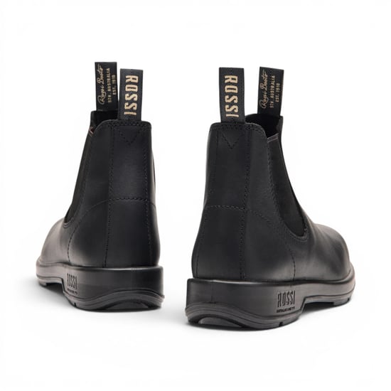 Rossi 404 Schwarze Leder-Chelsea-Stiefel für den Outdoor – Spinifex - Image 4