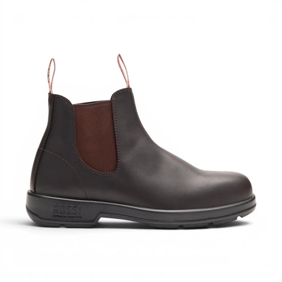 Rossi 404 Claret Braune Leder-Chelsea-Stiefel für den Außenbereich – Spinifex - Image 1