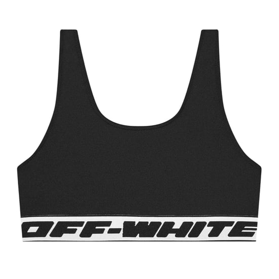 Off White - Bikini Oberteil für Mädchen (Schwarz) - Image 1